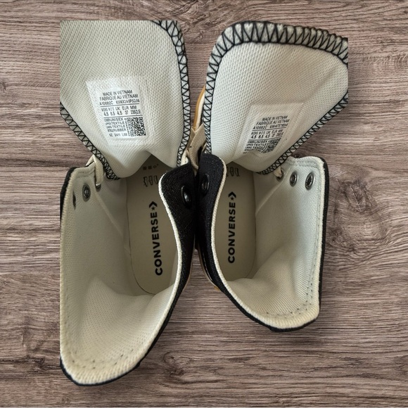 Converse Chuck Taylor All Star Retro Rubber High Top Black Gum NWOT & Box - Picture 3 of 9